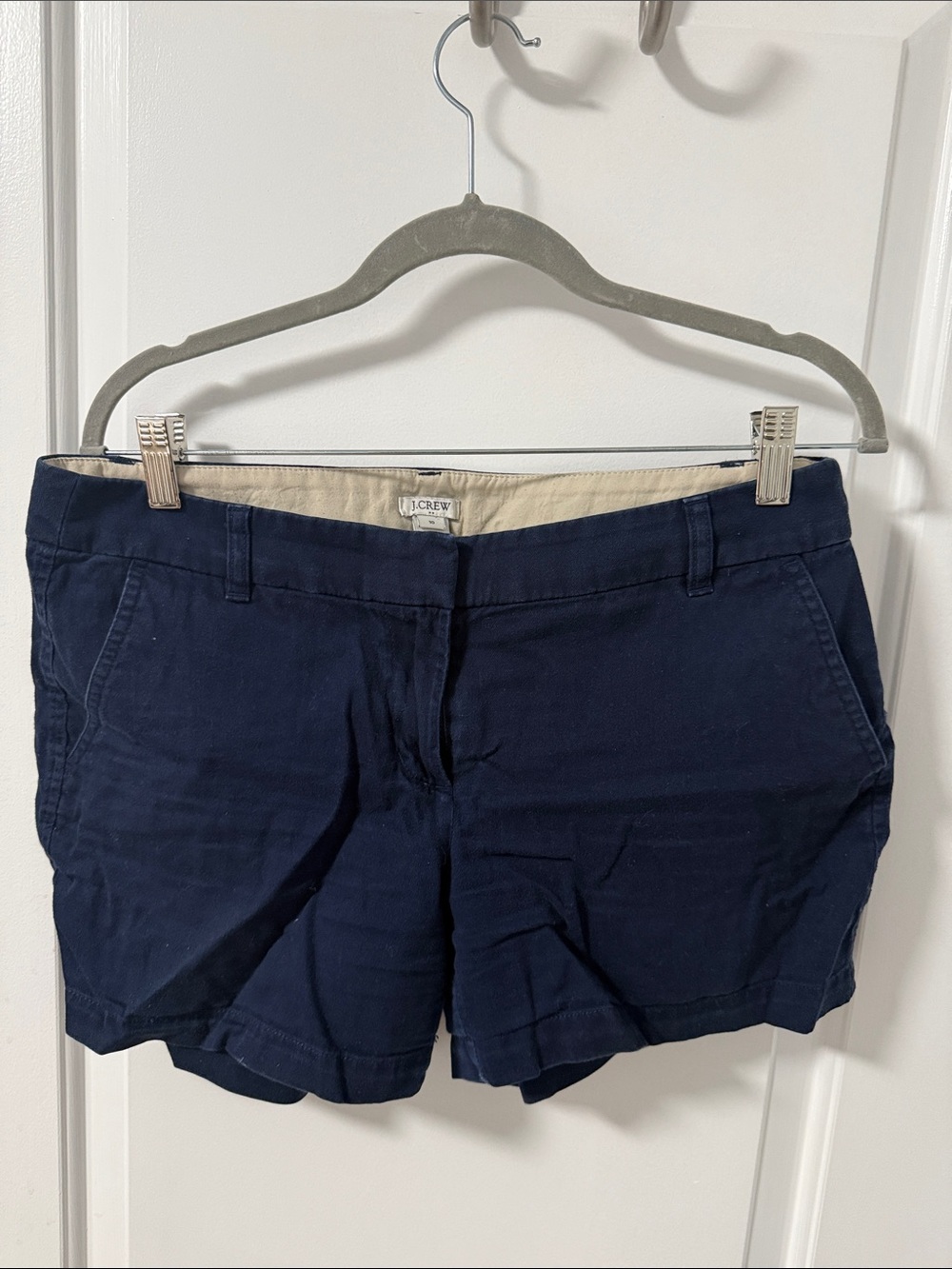 J. Crew Navy Cotton Chino Bermuda Shorts